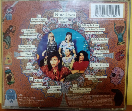 Aerosmith – Nine Lives (CD nacional). tienda de discos en méxico formato muerto
