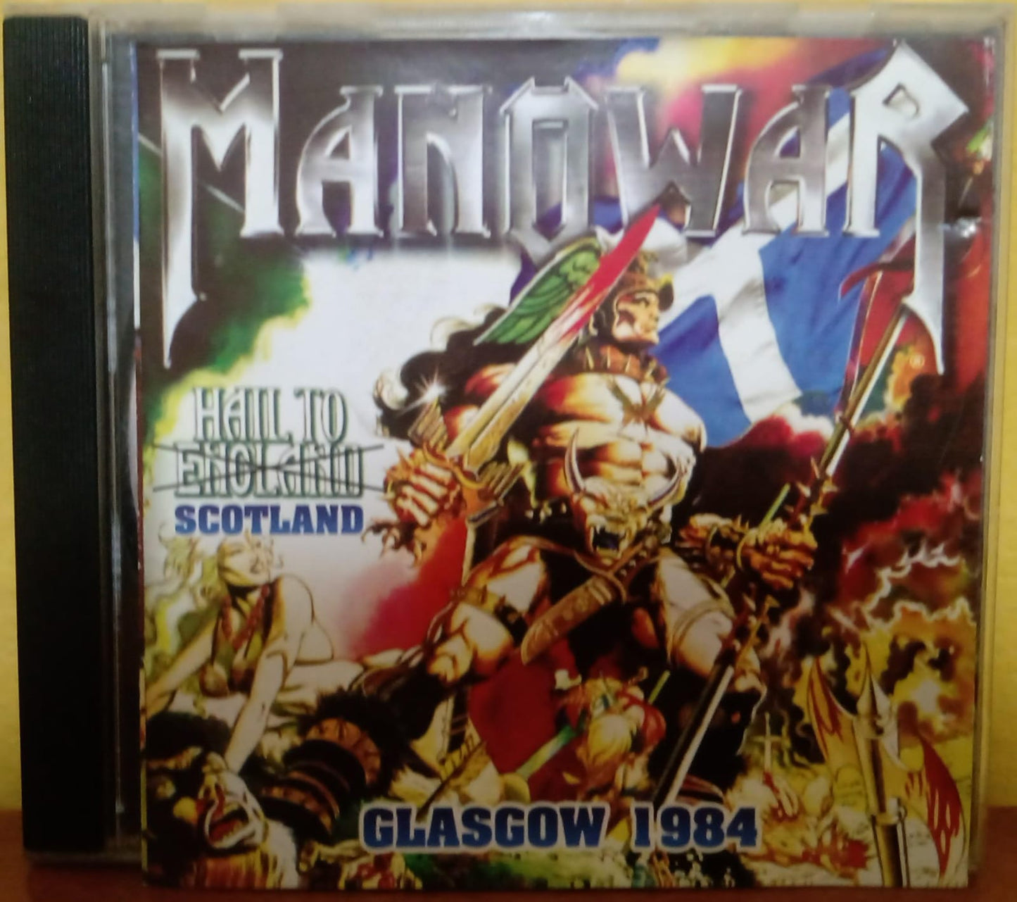Manowar – Hail To Scotland - Glasgow 1984. Cd. tienda de discos en méxico formato muerto