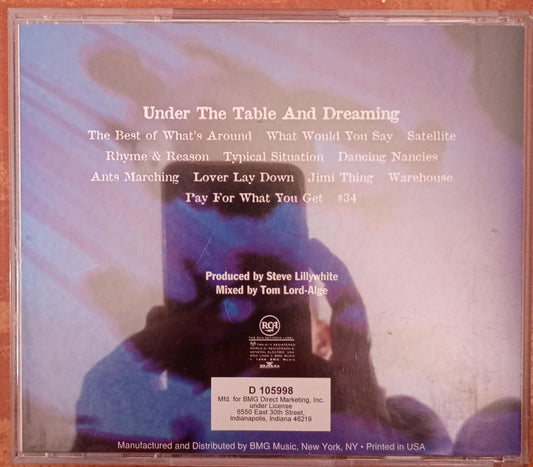 Dave Matthews Band – Under the Table and Dreaming (CD importado, excelente estado). tienda de discos en méxico formato muerto