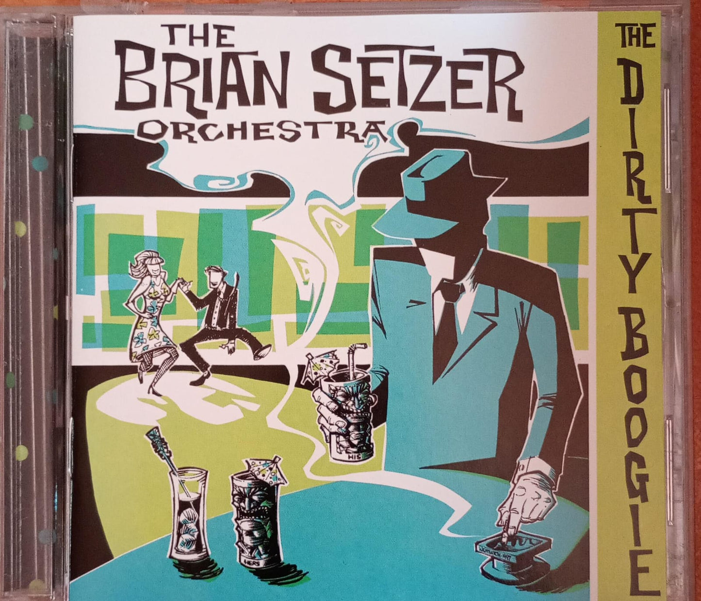The Brian Setzer Orchestra – The Dirty Boogie (CD importado, excelente estado). tienda de discos en méxico formato muerto