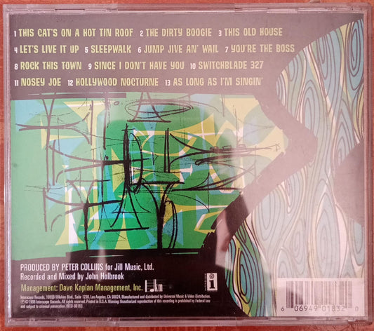 The Brian Setzer Orchestra – The Dirty Boogie (CD importado, excelente estado). tienda de discos en méxico formato muerto