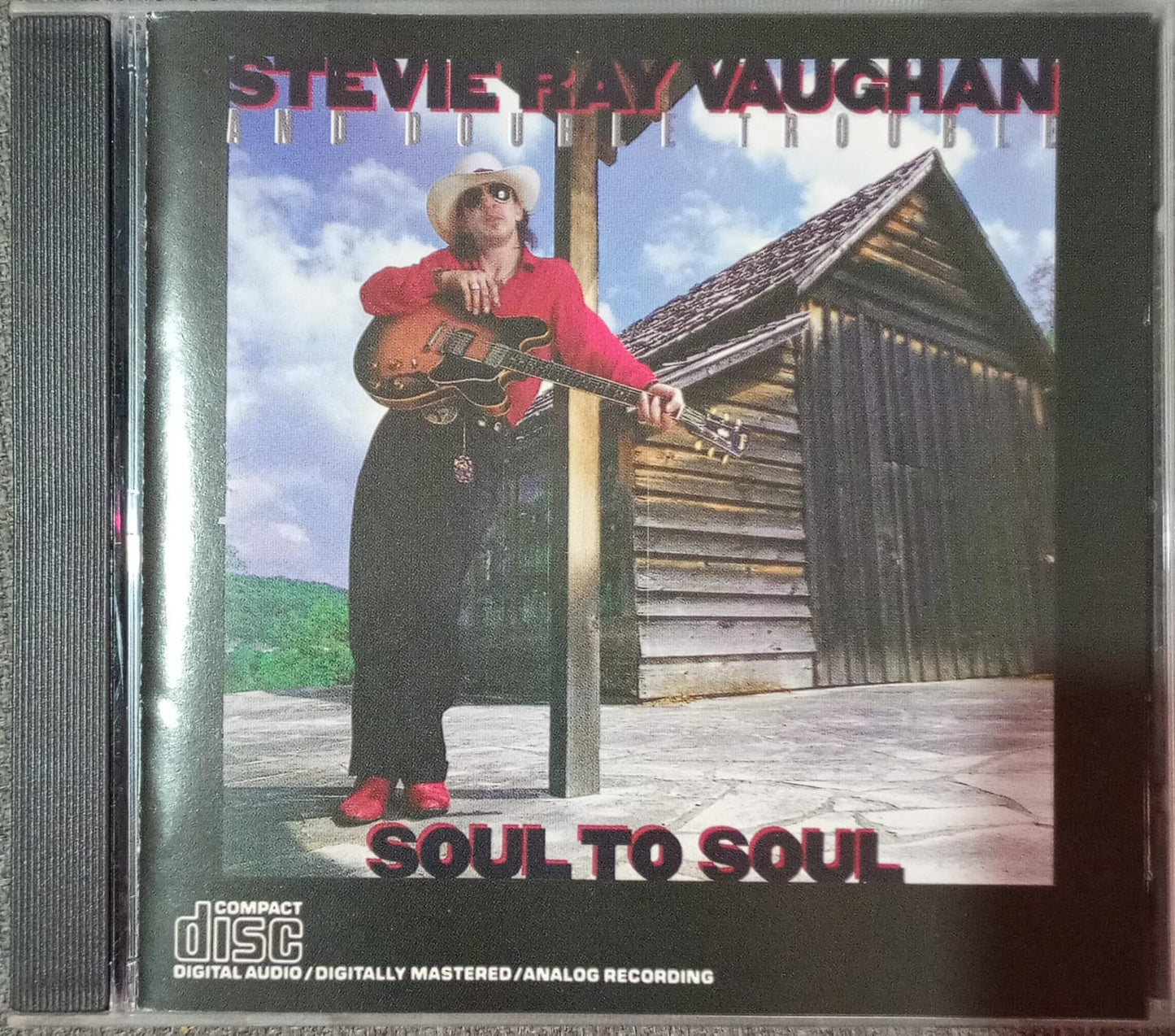 Stevie Ray Vaughan & Double Trouble – Soul to Soul (CD importado, excelente estado). tienda de discos en méxico formato muerto