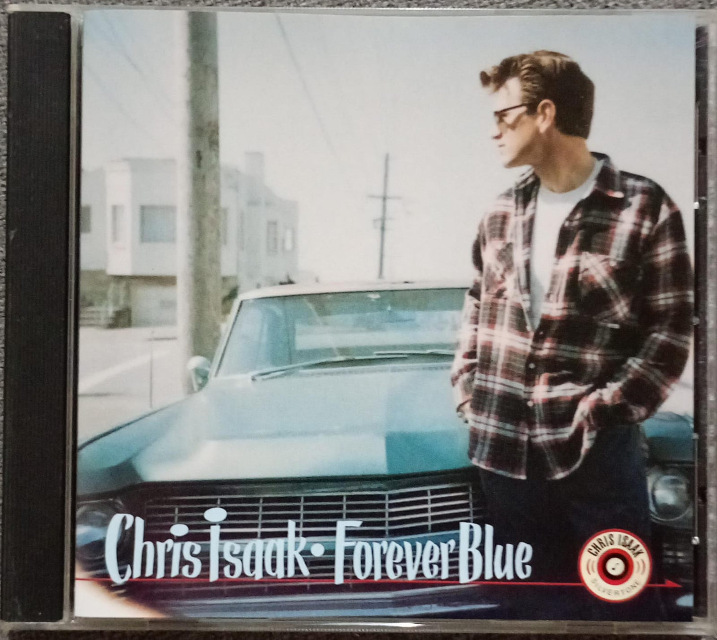 Chris Isaak – Forever Blue (CD importado, excelente estado). tienda de discos en méxico formato muerto