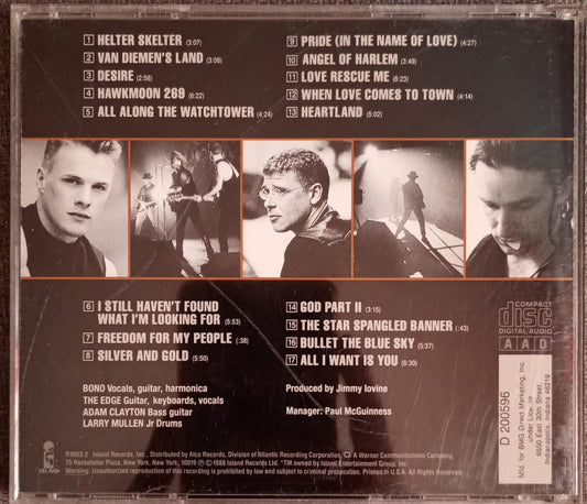 U2 – Rattle and Hum (CD importado, excelente estado). tienda de discos en méxico formato muerto