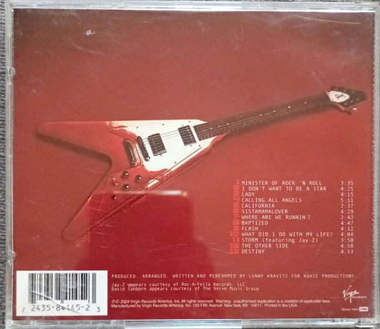 Lenny Kravitz – Baptism (CD importado, excelente estado). tienda de discos en méxico formato muerto