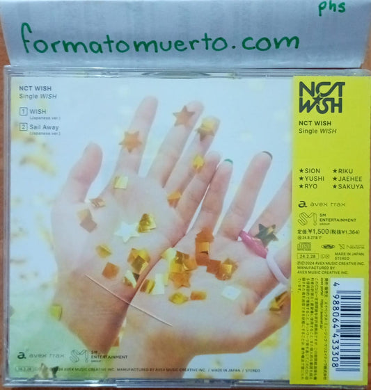 NCT WISH. WISH. Cd nuevo. tienda de discos en méxico formato muerto