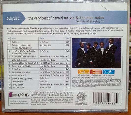 Harold Melvin & The Blue Notes – The Very Best Of (CD nuevo). tienda de discos en méxico formato muerto