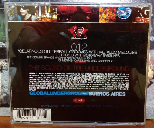 Dave Seaman – Global Underground 012: Buenos Aires. CD doble en buen estado. tienda de discos en méxico formato muerto