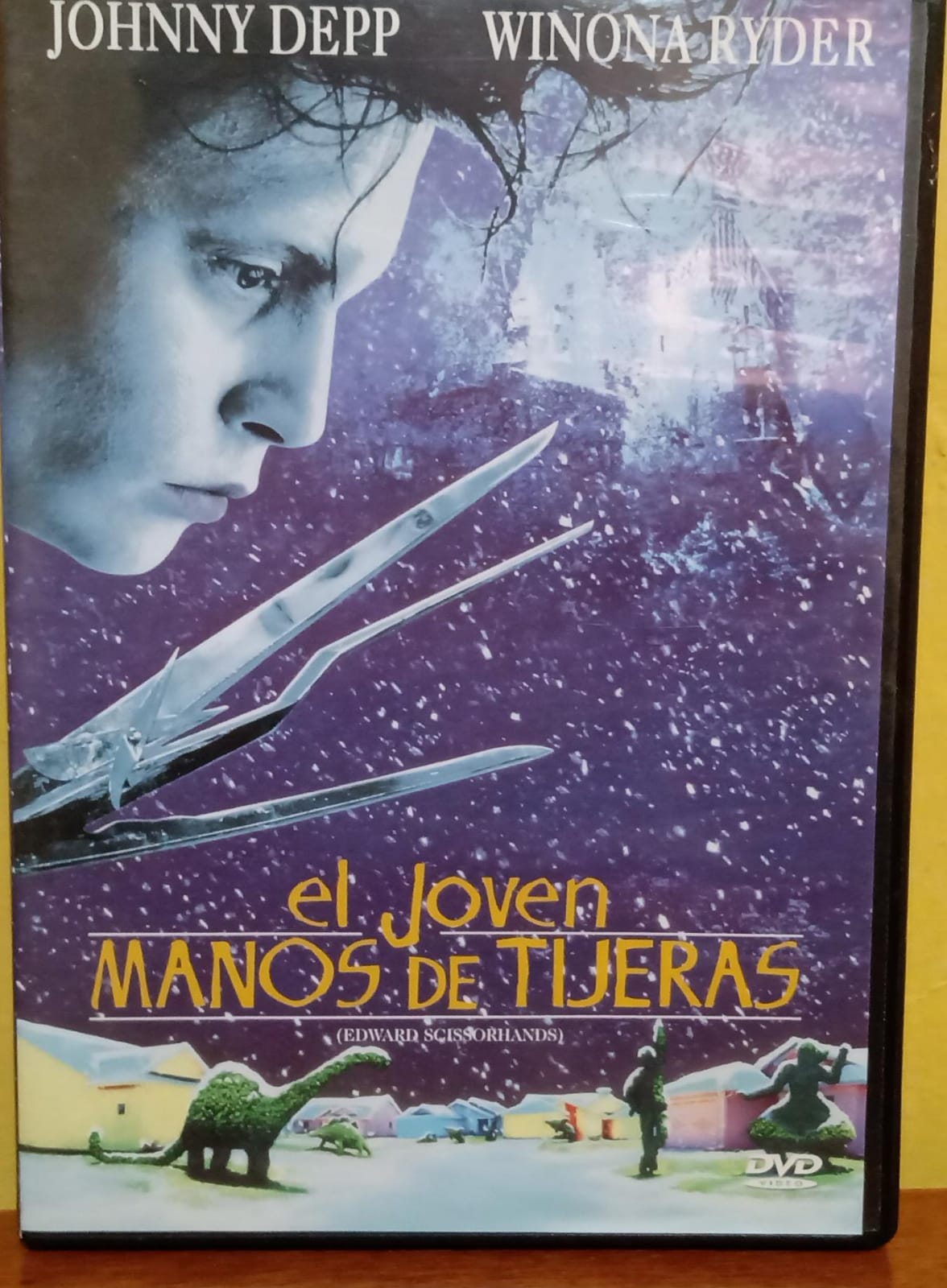 El Joven Manos de Tijera. DVD. tienda de discos en méxico formato muerto
