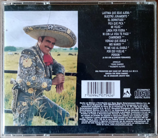 Vicente Fernandez – Lastima Que Seas Ajena. Cd excelente estado. tienda de discos en méxico formato muerto