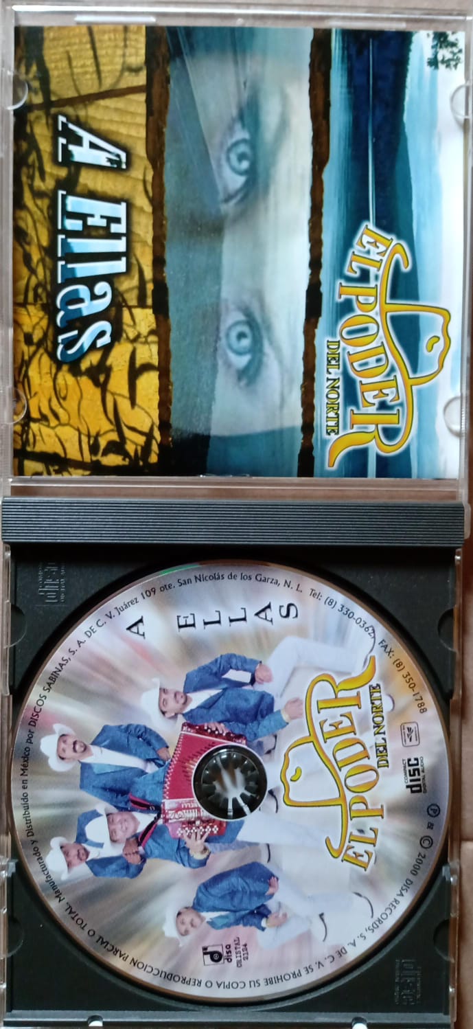 El Poder Del Norte – A Ellas. Cd en buen estado. tienda de discos en méxico formato muerto