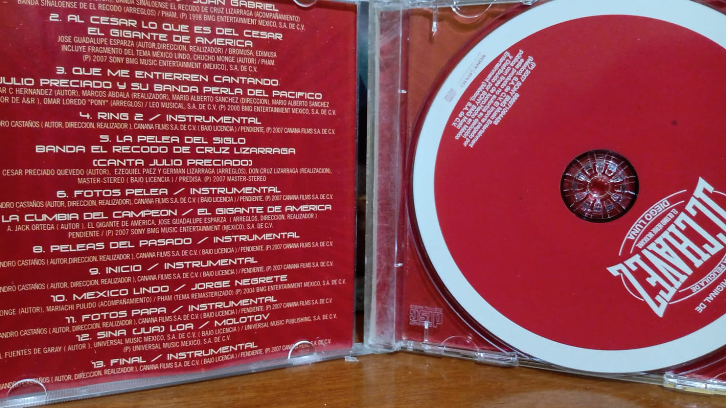 BANDA SONORA - Julio Cesar Chavez. Cd en buen estado. tienda de discso en méxico formato muerto