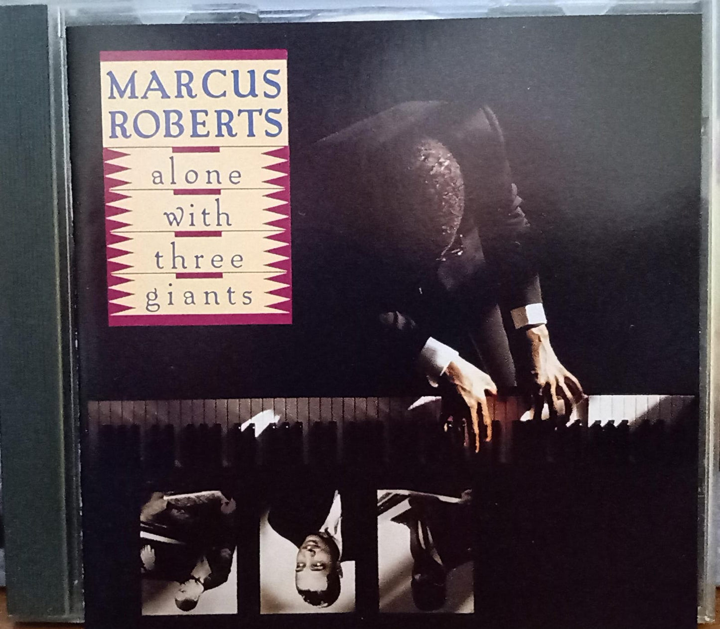 Alone With Three Giants. Marcus Roberts. cd excelente estado. tienda de discos en méxico formato muerto