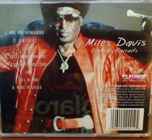 Miles Davis – Plays Classic Ballads. Cd en buen estado. tienda de discos en méxico formato muerto