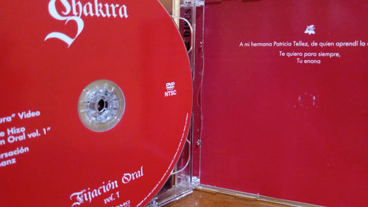 Shakira – Fijación Oral Vol. 1. CD, DVD en buen estado. tienda de discos en méxico formato muerto