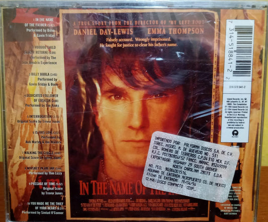 In the Name of the Father (Original Soundtrack). Cd nuevo. tienda de discso en méxico formato muerto
