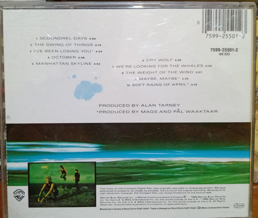 a-ha – Scoundrel Days. CD importado · Excelente estado. tienda de discsoe n méxico formato muerto