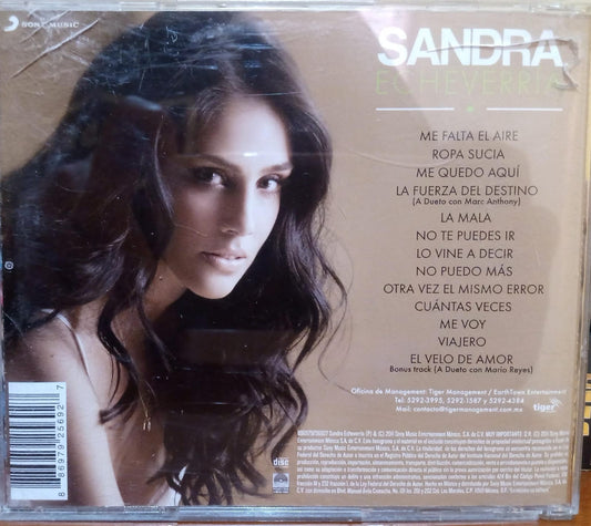 Sandra Echeverría – Sandra Echeverría. CD en buen estado. tienda de discos en méxico formato muerto