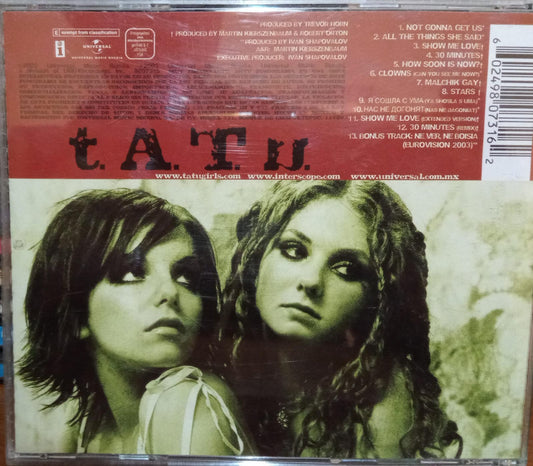 t.A.T.u. – 200 KM/H In The Wrong Lane. Deluxe edition. CD, DVD. Excelente estado. tienda de discso en méxico formato muerto