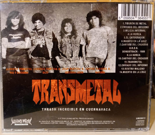 Transmetal – Thrash Increible En Cuernavaca. Cd en buen estado. tienda de discos en méxico formato muerto