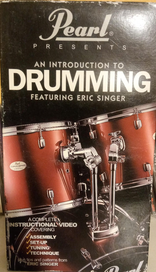 Eric Singer – An Introduction To Drumming featuring Eric Singer. VHS en buen estado. tienda de discos en méxico formato muerto