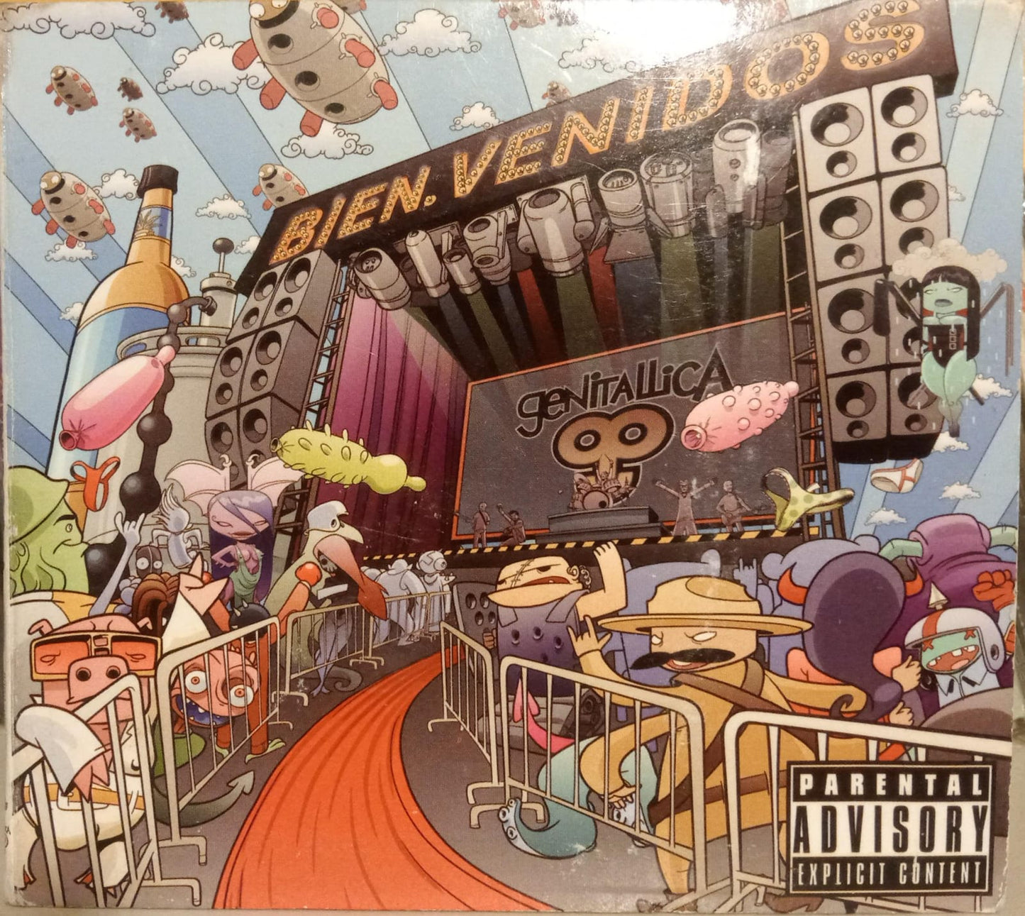 Genitallica – Sean Todos Bien.Venidos. Cd en buen estado. tienda de discos en méxico formato muerto