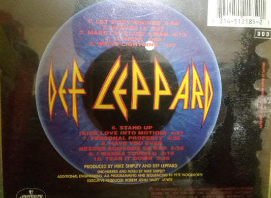 Def Leppard – Adrenalize. CD en buen estado. tienda de discos en méxico formato muerto