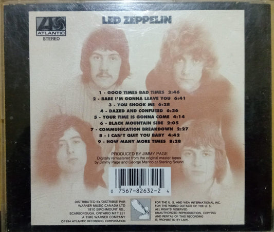Led Zeppelin – Led Zeppelin. Cd, tienda de discos en méxico formato muerto