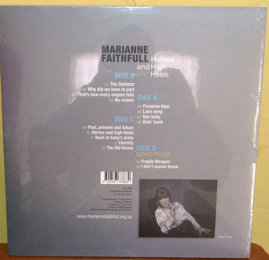 🎶💛 Marianne Faithfull – Horses and High Heels. Vinilo doble nuevo. tienda de discos en méxico formato muerto