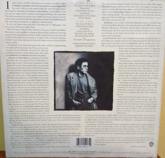 🌍✨ Paul Simon – Graceland. Vinilo excelente estado. tienda de discos en méxico formato muerto