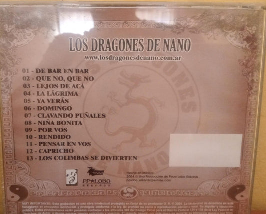 Los Dragones de Nano. Cd en buen estado. tienda de discos en méxico formato muerto