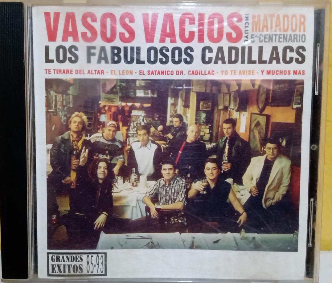 Los Fabulosos Cadillacs – Vasos Vacíos. Cd en buen estado. tienda de discos en méxico formato muerto