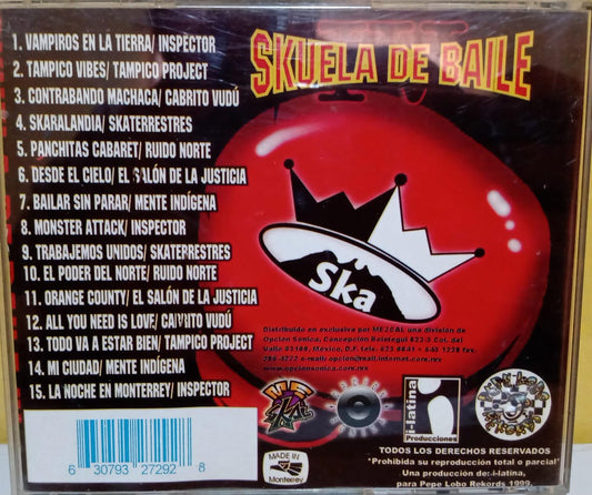 Varios. Skuela de Baile Vol.4 Lo Mejor Del Ska de Monterrey... En Vivo! Cd en buen estado. tienda de discso en méxico formato muerto