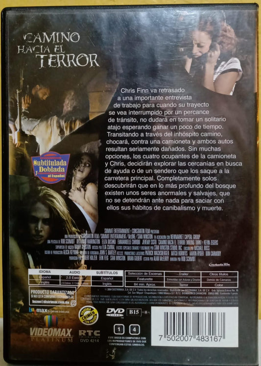 Camino hacia el terror. DVD en buen estado. tienda de discso en méxico formato muerto