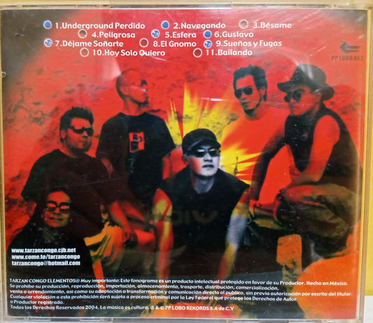 Tarzán Congo – Elementos. Cd en buen estado. tienda de discos en méxico formato muerto
