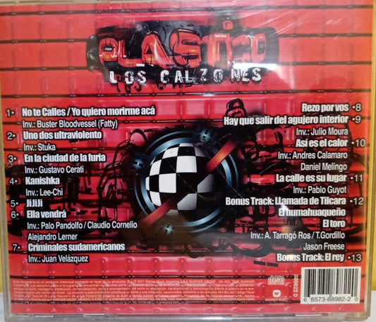 Los Calzones – Plástico. Cd en buen estado. tienda de discso en méxico formato muerto