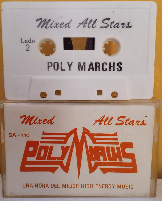 Polymarchs. Mixed all Stars. Cassette en buen estado. tienda de discos en méxico formato muerto