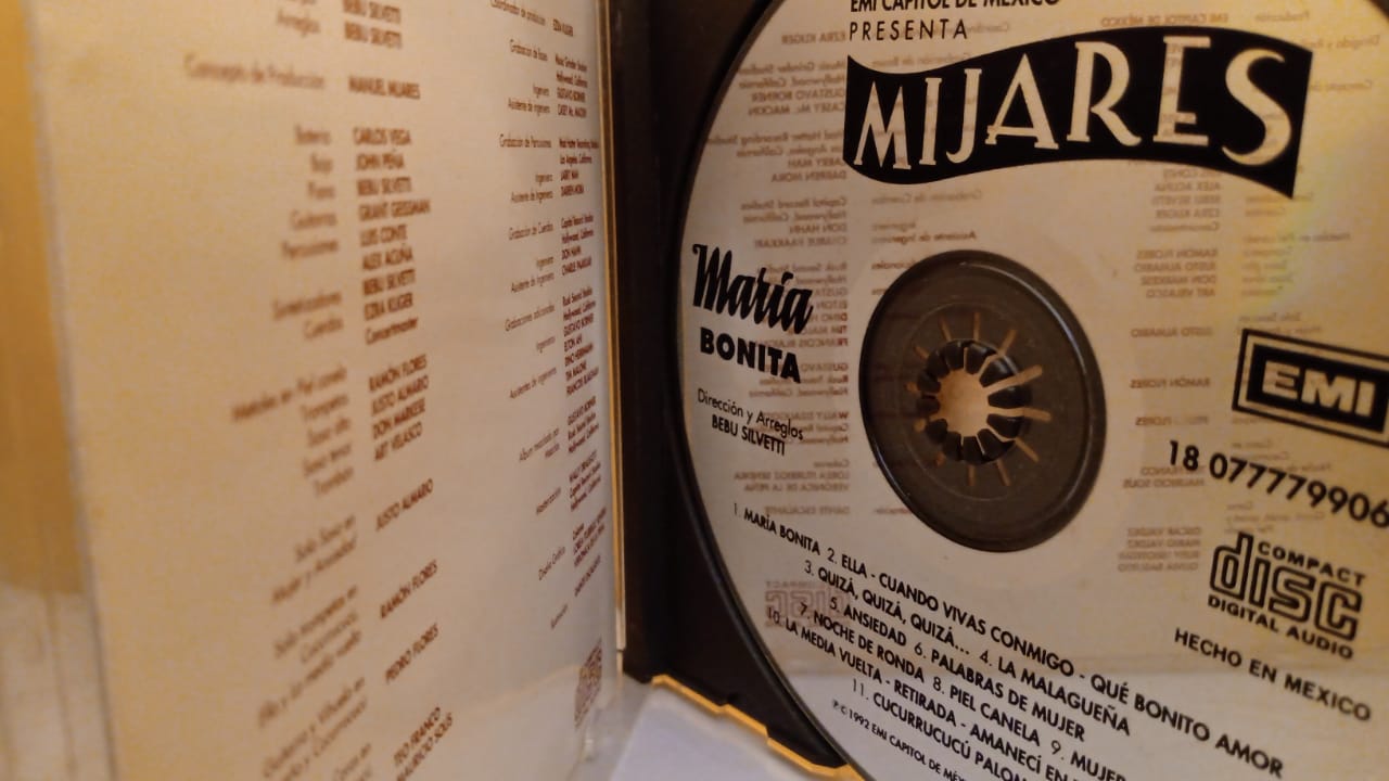 Mijares – María Bonita. Cd en buen estado. tienda de discso en méxico formato muerto