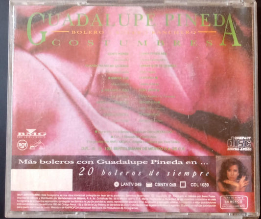 Guadalupe Pineda – Costumbres. Cd en buen estado. tienda de discos en méxico formato muerto