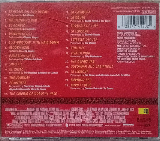 Elliot Goldenthal – Frida (OST Soundtrack). Cd en buen estado. tienda de discos en méxico formato muerto