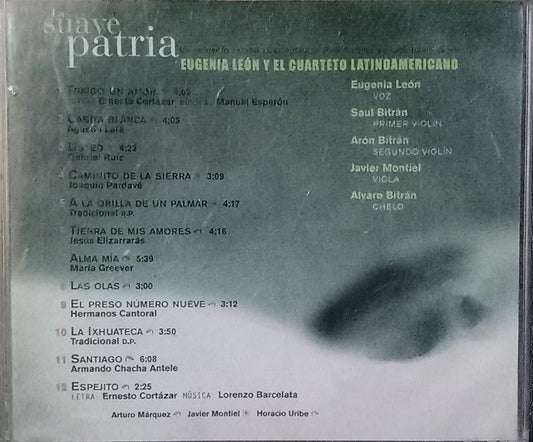 Eugenia León – La Suave Patria. CD en buen estado. tienda de discos en méxico formato muerto
