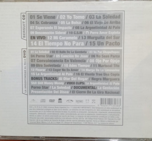 Bersuit – Bersuit. CD y DVD en buen estado. tienda de discos en méxico formato muerto