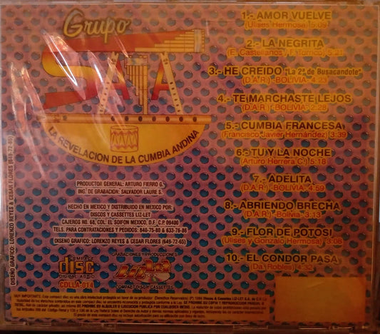 Grupo Saya – La Revelacion De La Cumbia Andina. Cd.
