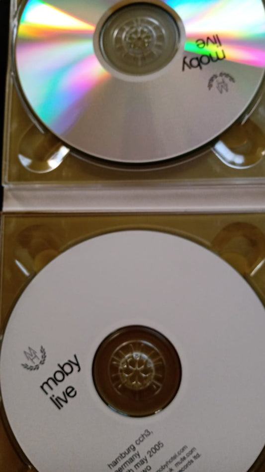 Moby – Live 24th May 2005 Hamburg CCH3, Germany. Cd doble excelente estado. tienda de discos en méxico formato muerto