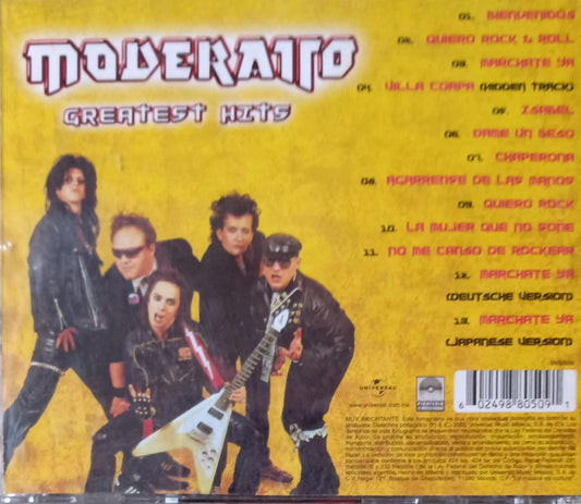 Moderatto – Greatest Hits. Cd en buen estado. tienda de discos en méxico formato muerto