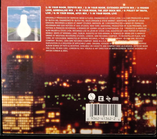 Depeche Mode – In Your Room. Cd en buen estado. tienda de discos en méxico formato muerto