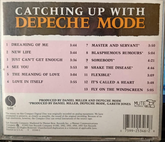 ⚡ Depeche Mode – Catching Up With ⚡ CD importado en buen estado 📀 tienda de discso en méxico formato muerto