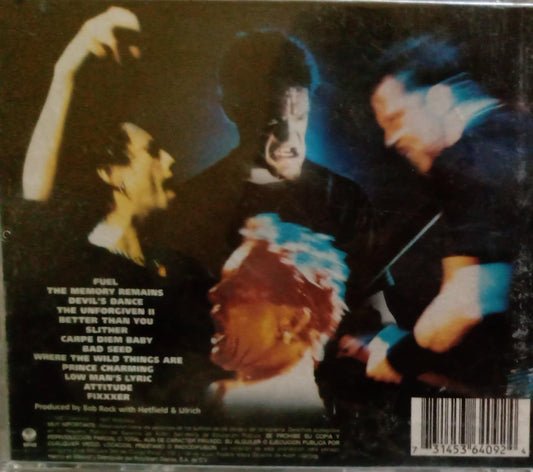 Reload — Metallica. CD nacional con leves marcas de uso ⚡ tienda de discos en méxico formato muerto