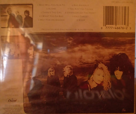 Heart – Bad Animals. Cd importado. tienda de discos en méxico formato muerto
