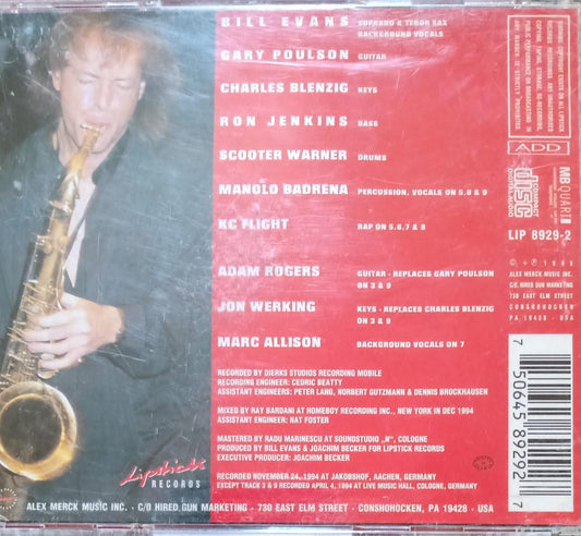 Bill Evans & Push – Live In Europe. Cd en buen estado. tienda de dscos en méxico formato muerto